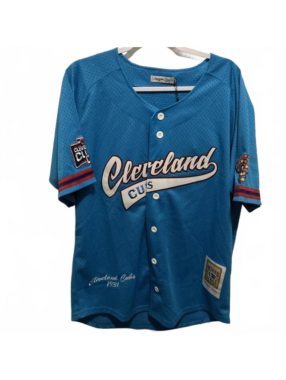 Headgear Classic Classics Cleveland Cubs Vintage Style Baseball Jersey Large
